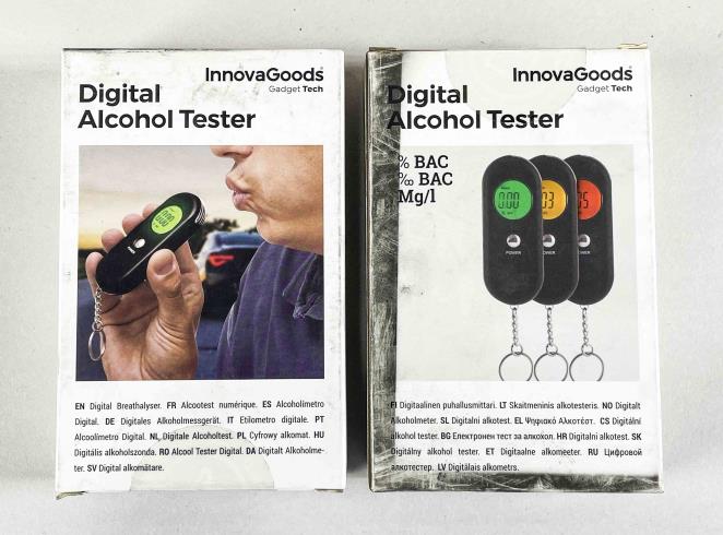 InnovaGoods Testeur d'alcool numérique - Mini