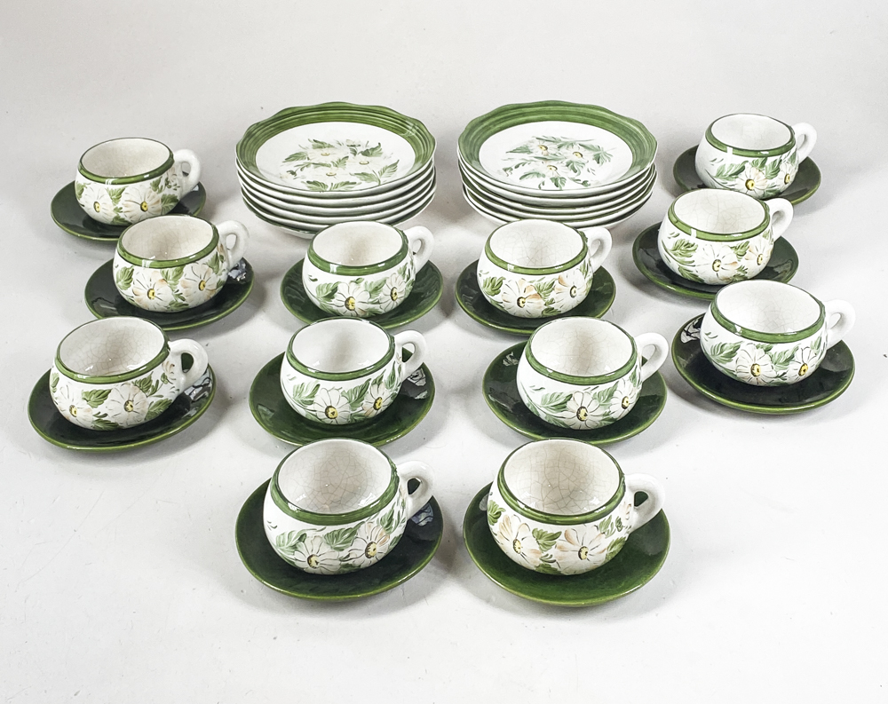 Taza de té con plato porcelana Bavaria - La Mercantil