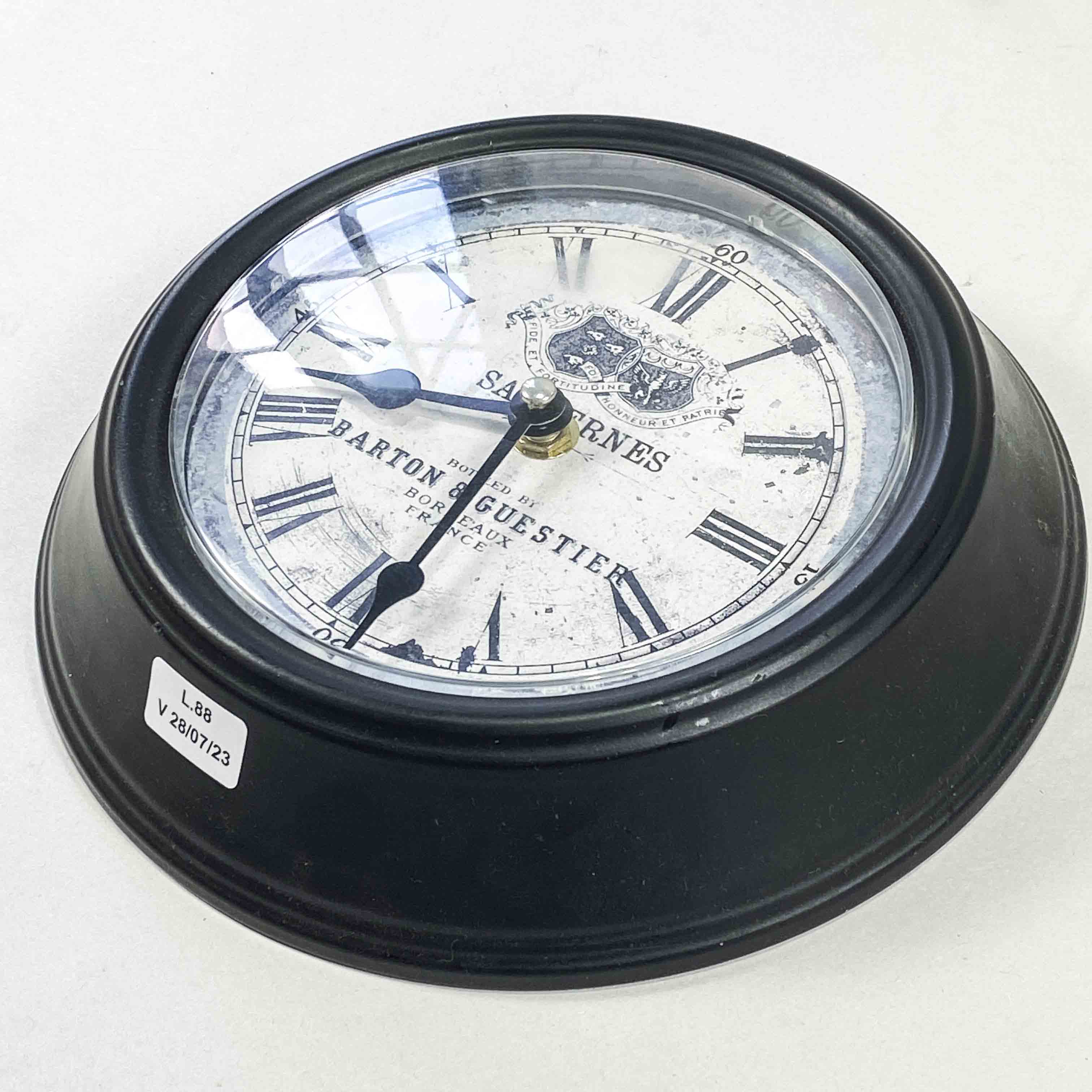 RELOJ PARED VINTAGE PORT 22CM