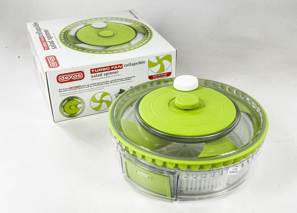 Dexas Turbo Fan Collapsible Salad Spinner